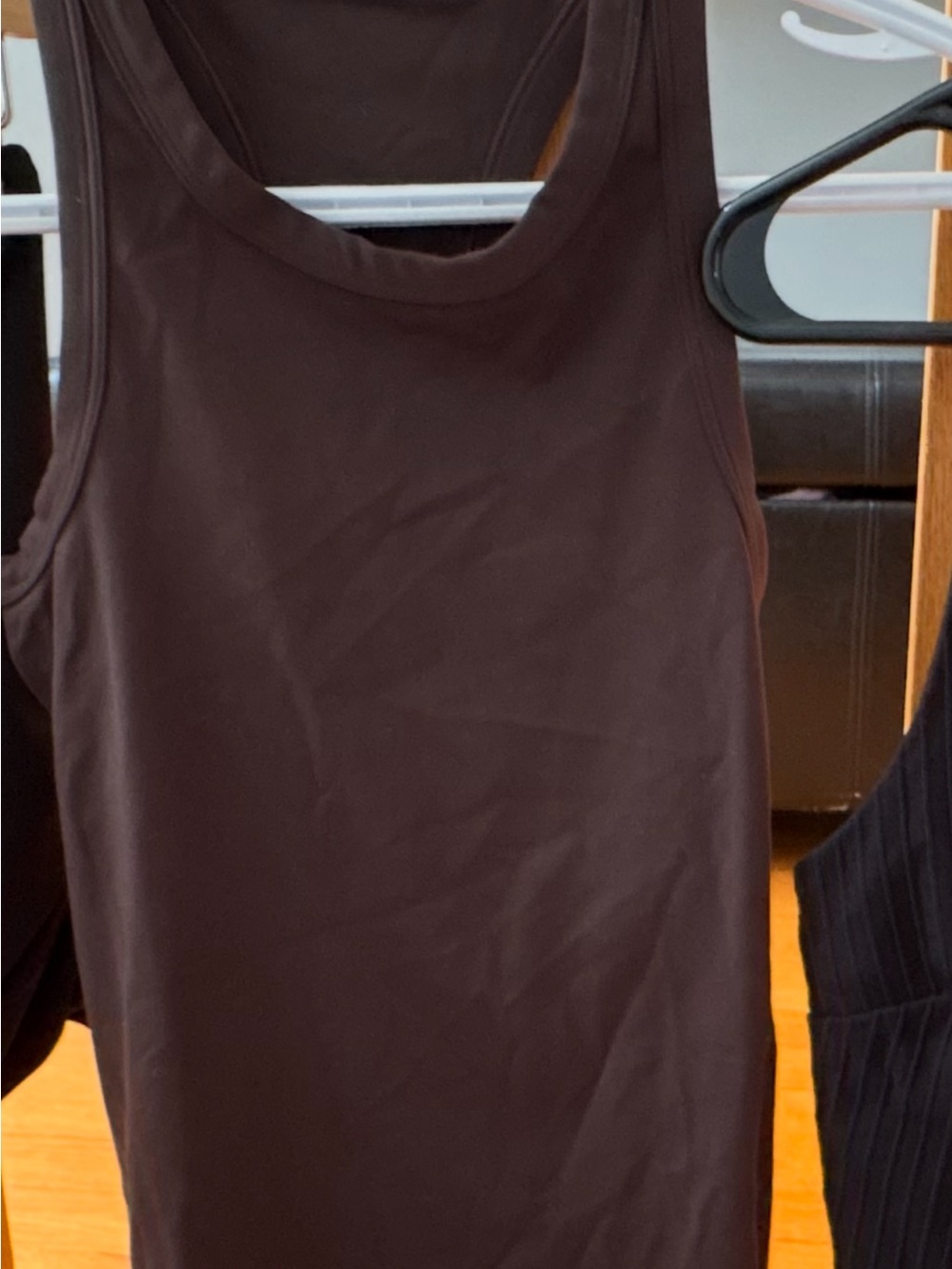 lululemon athletica Dark Brown Scoop Tank